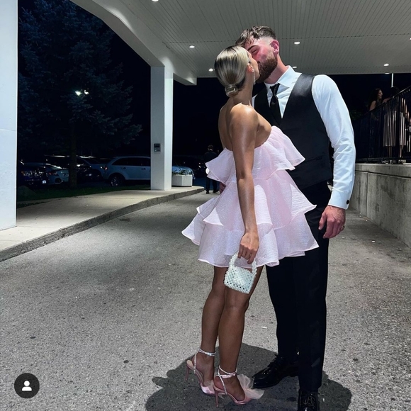 Strapless tiered mini dress - Picture 1 of 11